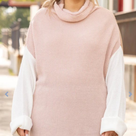 CHIC SOUL Must Be the Magic Oversized Cowl-neck Sweater - Size 1X - Picture 2 of 8